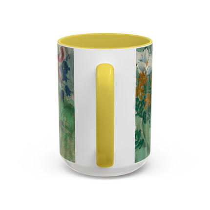 Flowers by August Babberger Colorful Mugs (11oz, 15oz)