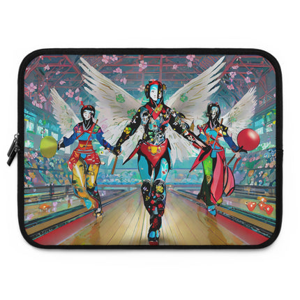 Samurai Robot Angels Laptop Sleeve