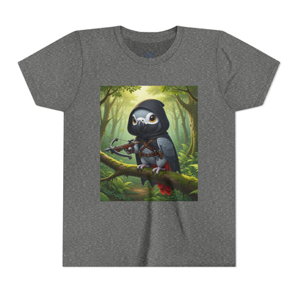 The African Grey Sentinel Youth Short Sleeve Tee