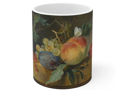 Fruit Still Life by Jan van Huysum Ceramic Mug 11oz