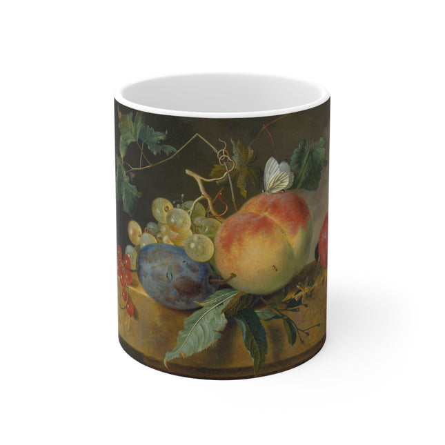 Fruit Still Life by Jan van Huysum Ceramic Mug 11oz