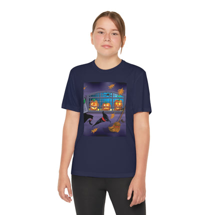 Whimsical Halloween Mischief Youth Competitor Tee