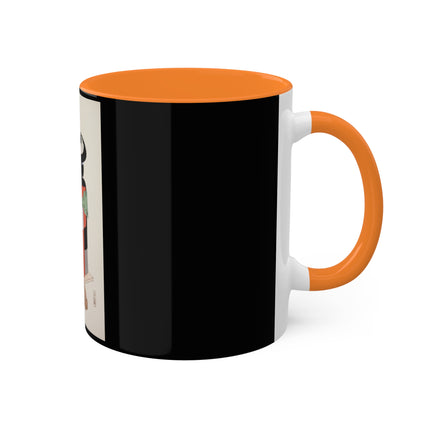 Illustrations of Japanese Toys Pl.020 by Kawasaki Kyosen Colorful Mugs, 11oz