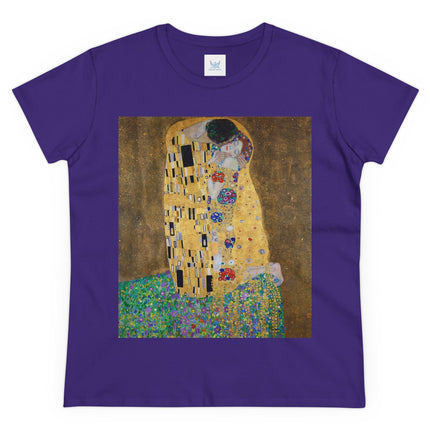 The Kiss by Gustav Klimt Women's Midweight Cotton Tee