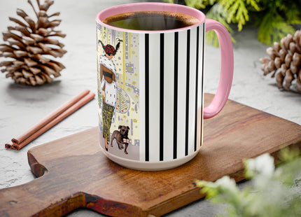 Wrapped in Elegance Colorful Mugs (11oz, 15oz)