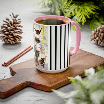 Wrapped in Elegance Colorful Mugs (11oz, 15oz)