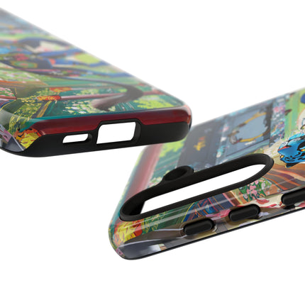Cyber Panther's Hunt Phone Cases