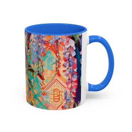 Golden Wisteria Symphony Colorful Mugs (11oz, 15oz)