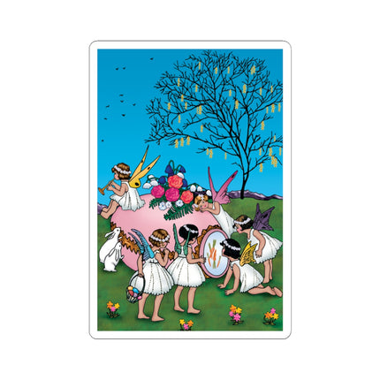 Enchanted Easter Gathering Kiss-Cut Stickers (4 Sizes)