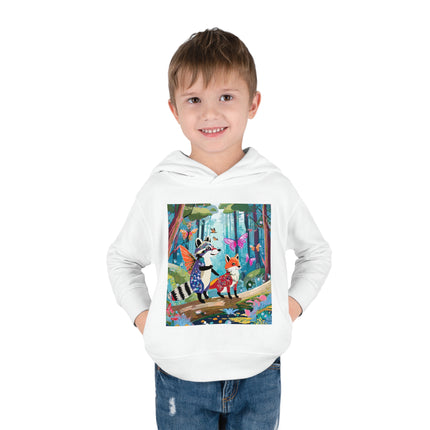 Whimsical Woodland Toddler Pullover Fleece Hoodie