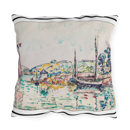 Concarneau by Paul Signac Outdoor Pillows