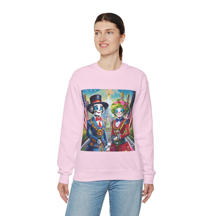 Cyber Punk Warrior Robots Unisex Heavy Blend™ Crewneck Sweatshirt
