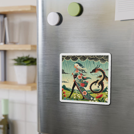 The Dragon Fairy’s Stride Die-Cut Magnets (5 Sizes)