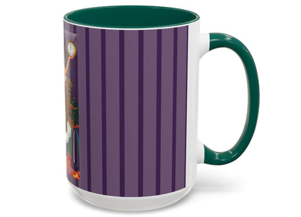 Countdown to Christmas Elegance Colorful Mugs (11oz, 15oz)