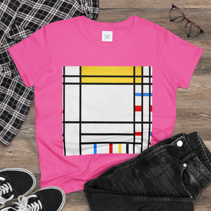 Place de la Concorde by Piet Mondrian Women's Midweight Cotton Tee