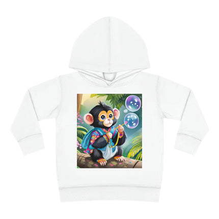 Bubble Magic in the Jungle Toddler Pullover Fleece Hoodie