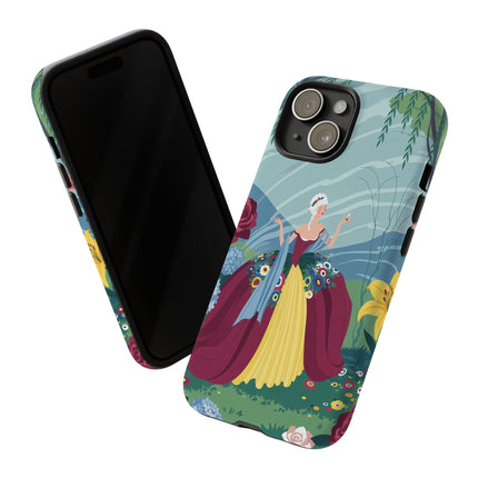 🌹🌿 The Willow Garden Promenade Phone Case – Art Deco Floral Elegance