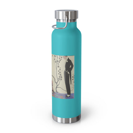 Le Grand Décolletage by George Barbier Copper Vacuum Insulated Bottle, 22oz