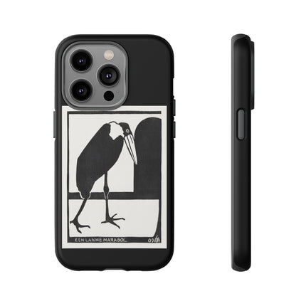 A Lame Marabou by Samuel Jessurun de Mesquita Phone Cases