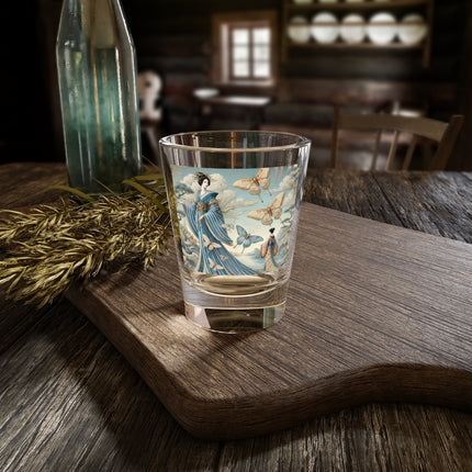 Butterfly Empress Shot Glass – Graceful Butterflies & Timeless Elegance