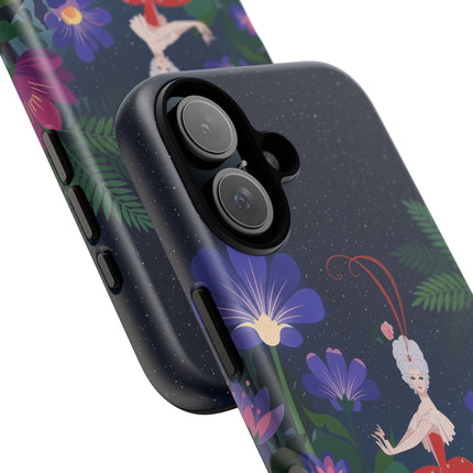 🌺✨ The Lady Of The Starlit Enchanted Garden Phone Case – Art Deco Floral Fantasy