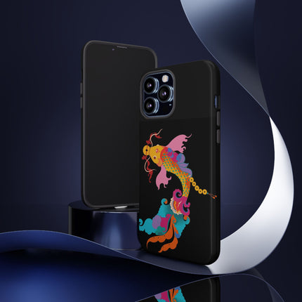 Golden Koi Phone Case – Lucky Swim & Vibrant Fortune