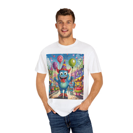 Monster Parade Madness Unisex Garment-Dyed T-shirt