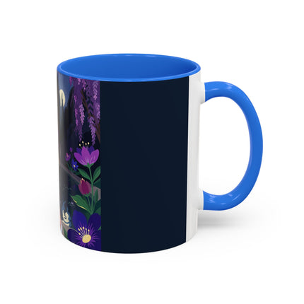 The Moonlit Garden Serenade Colorful Mugs – Art Deco Musical Elegance