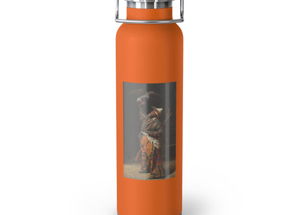 A Rich Kirghiz Huntsman with a Falcon by Vasily Vereshchagin Copper Vacuum Insulated Bottle, 22oz