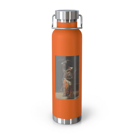 A Rich Kirghiz Huntsman with a Falcon by Vasily Vereshchagin Copper Vacuum Insulated Bottle, 22oz