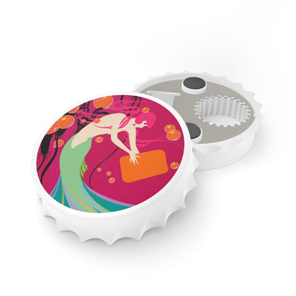 Mermaid Dive Bottle Opener – Vibrant Waves & Playful Charm