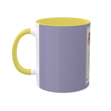 Iris, Iris sibirica by Anselmus Boëtius de Boodt Colorful Mugs, 11oz