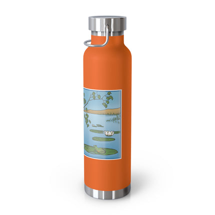 The Crow and the Frog Copper Vacuum Insulated Bottle, 22oz