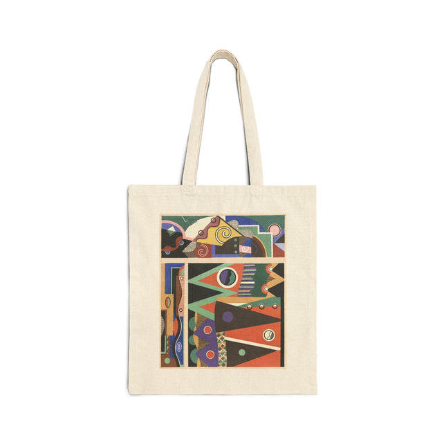 Collection decors et couleurs Pl.03 by Georges Valmiers Cotton Canvas Tote Bag
