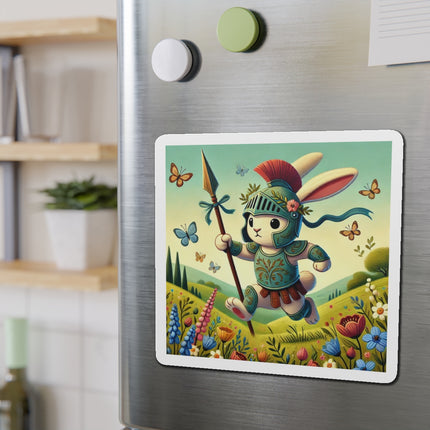 Rabbit Gladiator Die-Cut Magnets (5 Sizes)