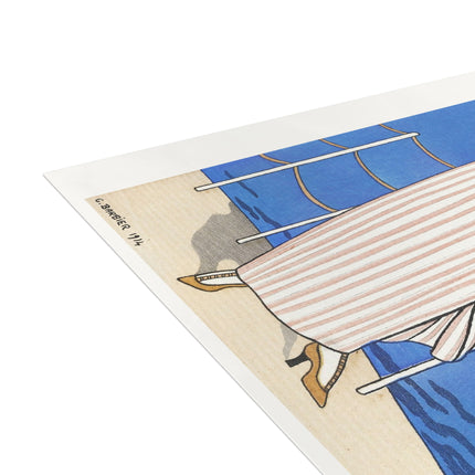 Costume de Yacht by George Barbier Postcards (Envelopes Included) – Bundles of 10, 30, or 50 Pieces