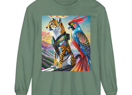 Cybernetic Duets Garment-dyed Long Sleeve T-Shirt