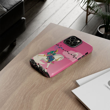 Samurai Princess on the White Steed Phone Case – Epic Grace & Mythic Power