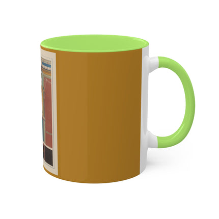 Pompeii Walls Pl.20 by Victor Steeger Colorful Mugs, 11oz