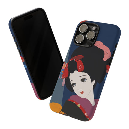 Geisha Portrait Phone Case – Elegant Beauty & Timeless Grace