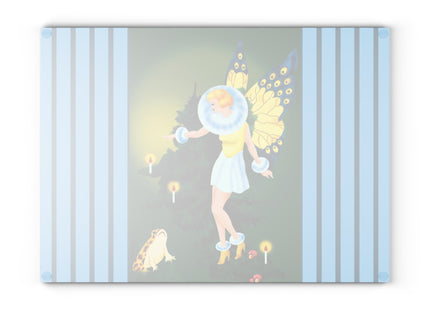 The Enchanted Encounter Glass Cutting Board
