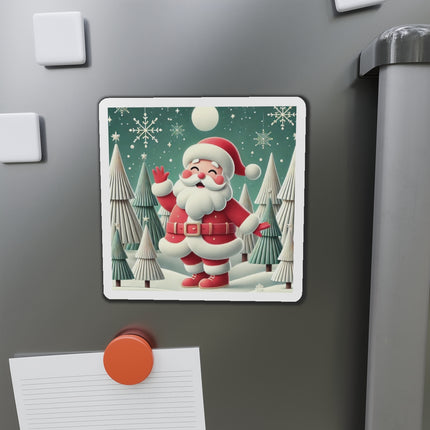 Santa's Joyful Night Die-Cut Magnets (5 Sizes)