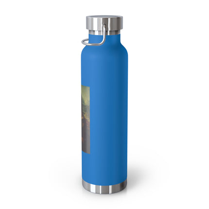 Mona Lisa by Leonardo da Vinci Copper Vacuum Insulated Bottle, 22oz