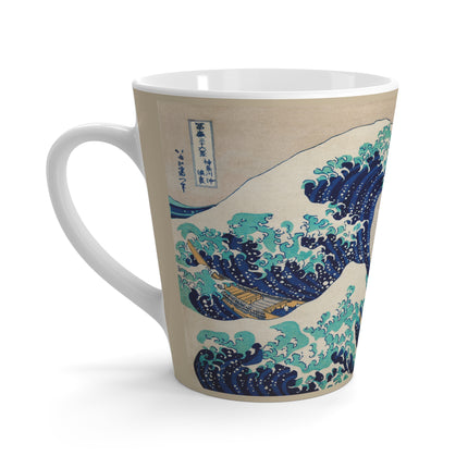 The Great Wave off Kanagawa by Katsushika Hokusai Latte Mug