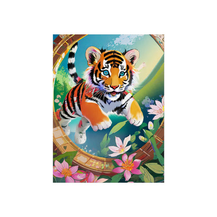 Majestic Tiger Cub Fine Art Posters