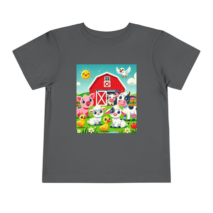 Happy Barnyard Morning Toddler Short Sleeve Tee