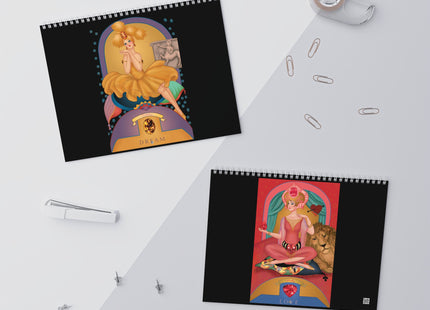 Celestial Jewels: The Zodiac Birthstone Art Wall Calendars (2026)