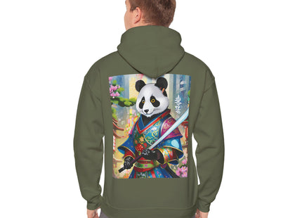 Cyberpunk Samurai Panda – Heavy Blend™ Hooded Sweatshirt