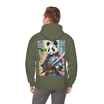 Cyberpunk Samurai Panda – Heavy Blend™ Hooded Sweatshirt