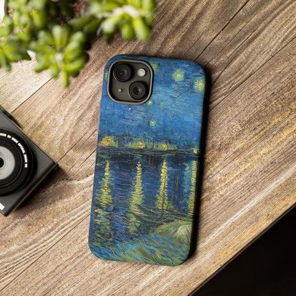 Starry Night Over the Rhone by Vincent Van Gogh Phone Cases